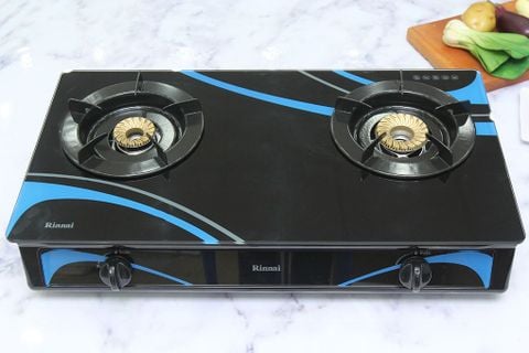 Bếp gas dương đôi mặt kính Rinnai RV-3715GL(BC)