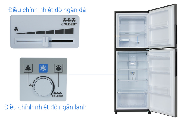 Tủ lạnh Sharp Inverter 330 Lít SJ-XP352AE-DS