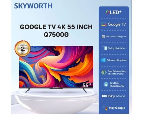 Google Tivi QLED Skyworth 4K 55 Inch 55G6500G