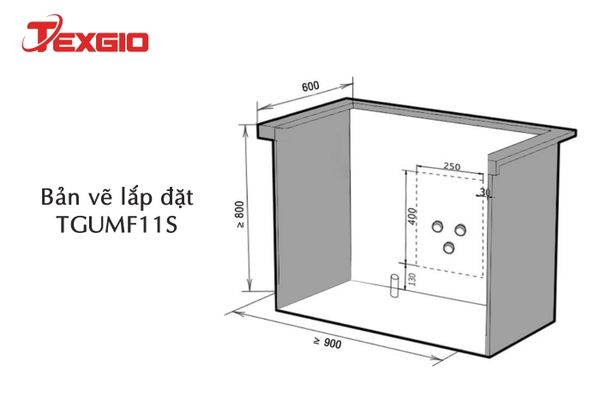 Máy rửa chén Texgio TG-UMF11S