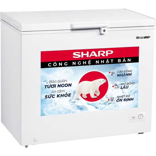 Tủ đông Sharp 251 Lít FJ-C251V-WH