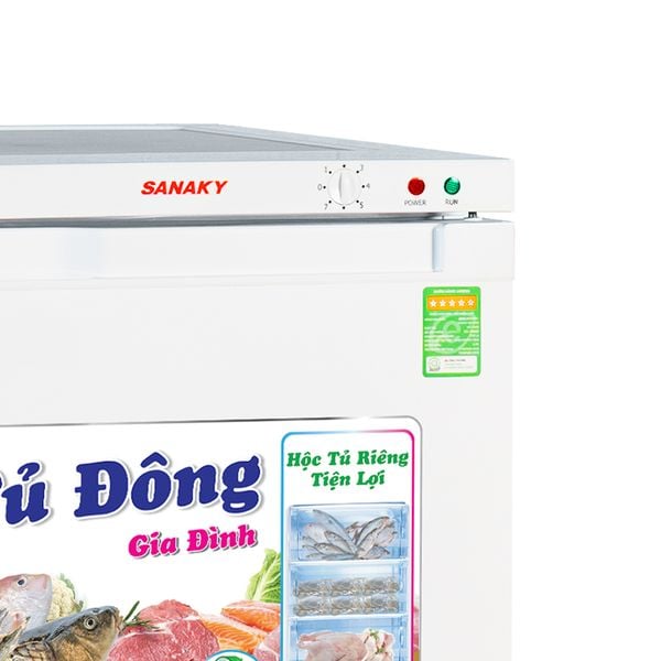 Tủ đông đứng Sanaky 213 Lít VH-230VD