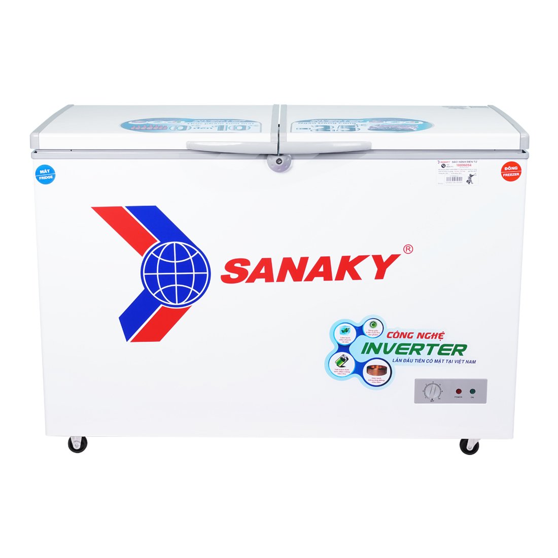 Tủ đông Sanaky Inverter 260 Lít VH-3699W3