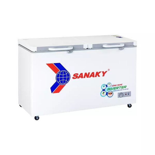 Tủ đông mặt kính cường lực Sanaky Inverter 410 Lít VH-5699HY4K