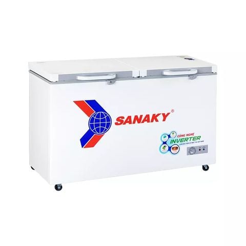 Tủ đông mặt kính cường lực Sanaky Inverter 410 Lít VH-5699HY4K