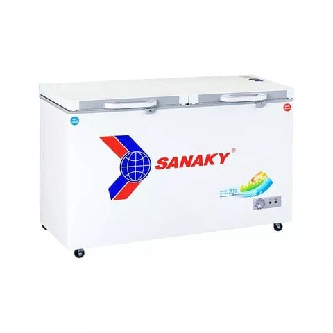 Tủ đông mặt kính cường lực Sanaky 365 Lít VH-5699W2K