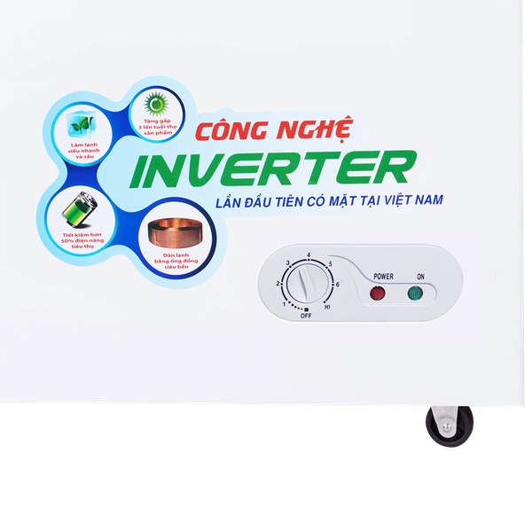 Tủ đông Sanaky Inverter 485 Lít VH-6699W3