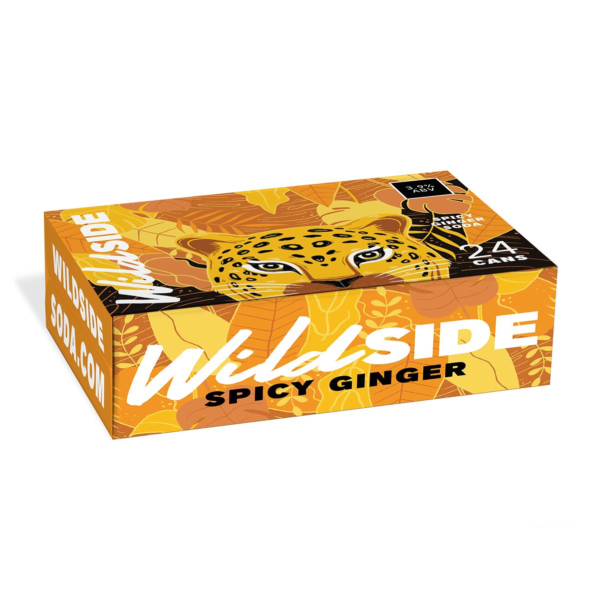  [TẶNG 4 LON ROOSTER] WildSide Vodka Soda Vị Gừng - Thùng 24 Lon (330ml) 