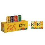  [TẶNG 4 LON SODA] Rooster Beers Thùng 12 Lon MIX 