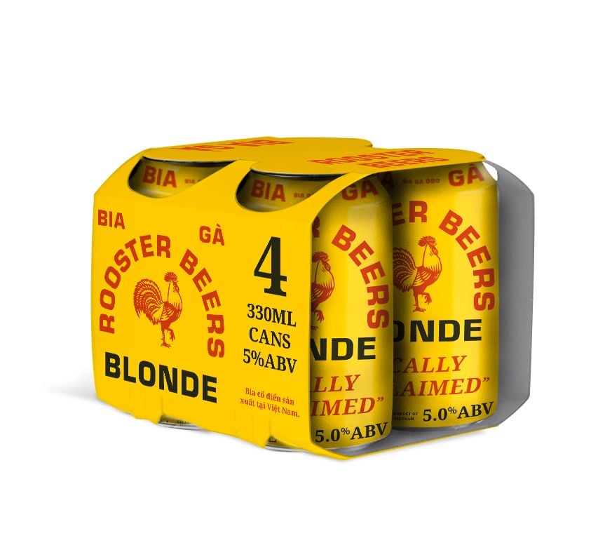  Rooster Beers Blonde Lốc 4 lon 