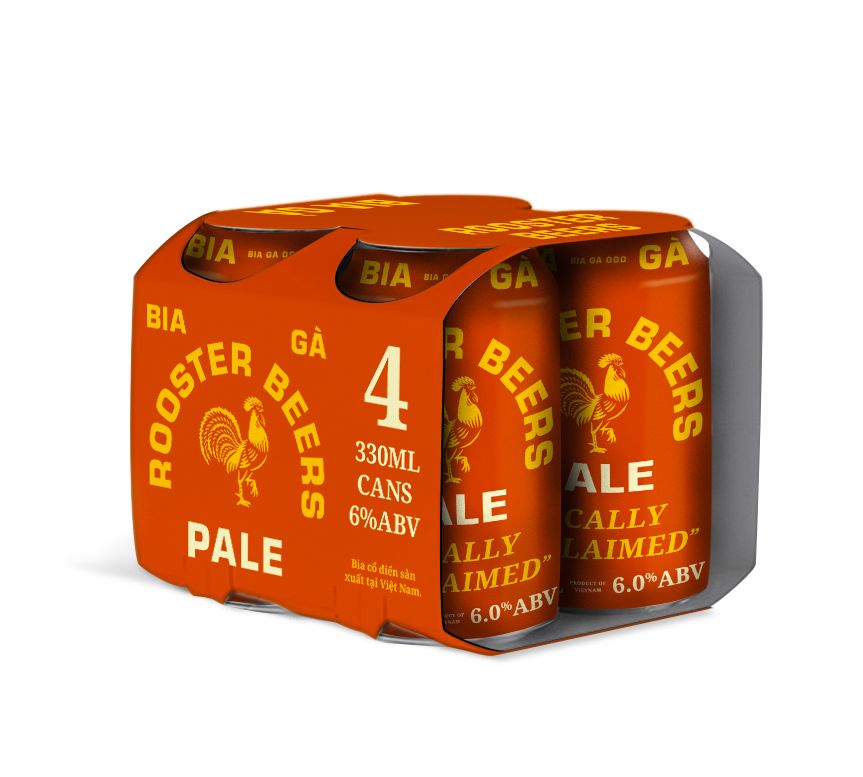  Rooster Beers Pale Lốc 4 lon 