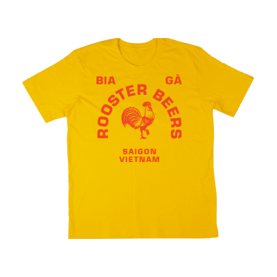  Áo Bia Gà màu Vàng (Rooster Yellow T-Shirt) 