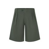  Pleated Short - Olive 