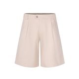 Pleated Short - Cream 