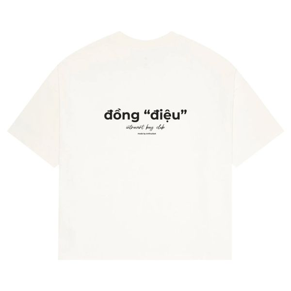  Áo thun Đồng Điệu - Kem 