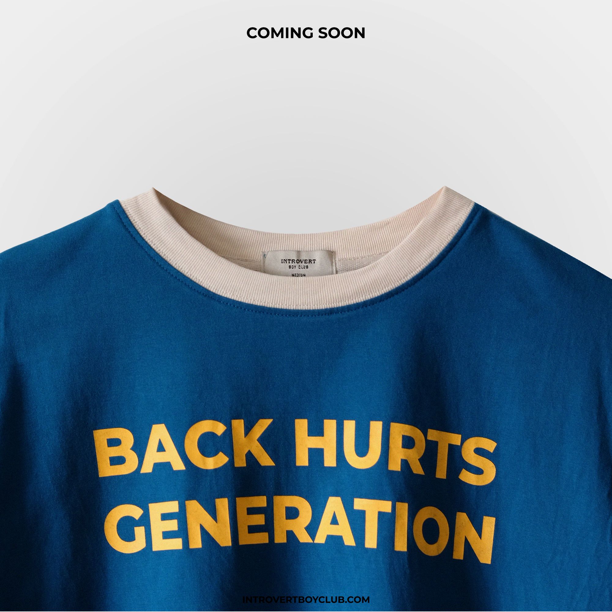  Back Hurts Gen T-shirt - Blue 