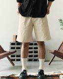  Pleated Short - Cream 