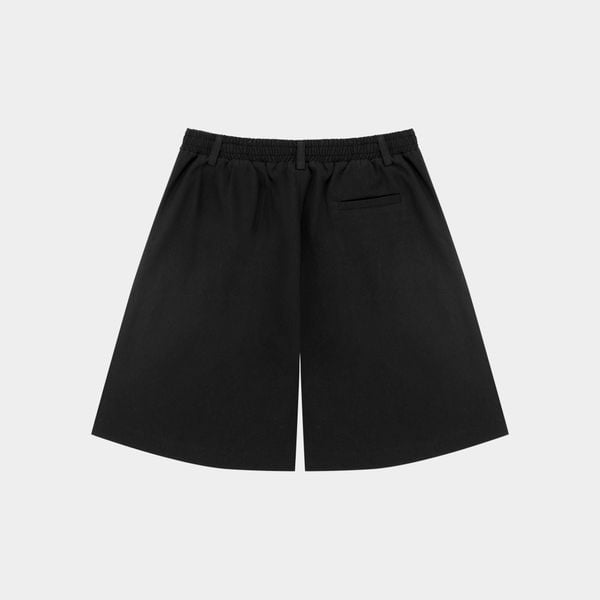  Pleated Short - Black 