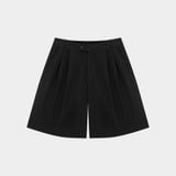  Pleated Short - Black 