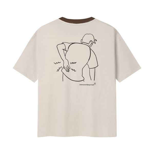  Back Hurts Gen T-shirt - Cream 