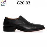 Giày da G20-03 cấp tướng tướng đế PU, da bò  Công ty 26 - Bộ Quốc Phòng sản xuất