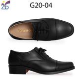 Giày Sỹ quan kiểu tướng G20-04 đế vàng cao cấp ( Buộc giả dây) - Công ty 26 Bộ Quốc Phòng sản xuất