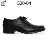 Giày Sỹ quan kiểu tướng G20-04 đế vàng cao cấp ( Buộc giả dây) - Công ty 26 Bộ Quốc Phòng sản xuất