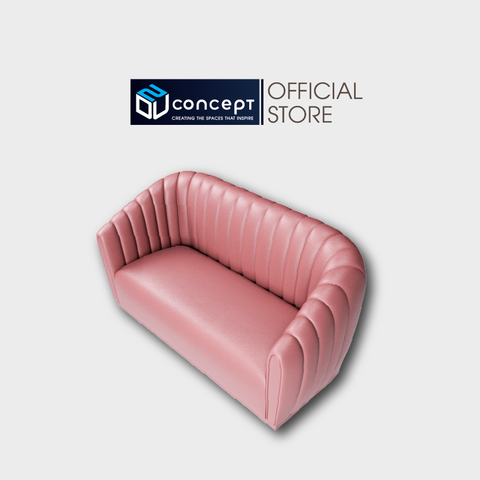 Ghế sofa phòng khách Dnu Mermaid phong cách hiện đại màu hồng