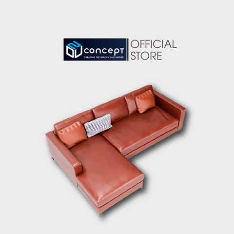 Ghế sofa phòng khách Dnu Red Hood phong cách hiện đại, đương đại, sang trọng màu đỏ đô
