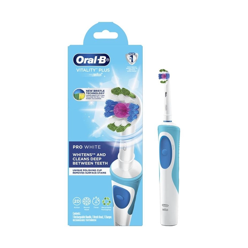 Bàn Chải Điện Oral-B Vitality Pro White Chính Hãng 100% – Banchaithongminh