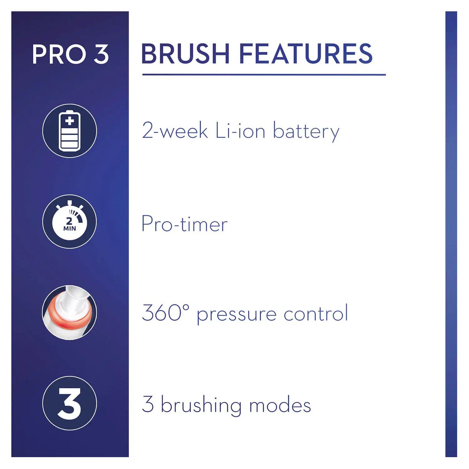  Oral-B Pro 3 3000 - 2 Đầu Chải 