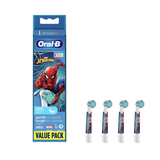  Đầu bàn chải đánh răng điện trẻ em Oral-B Stages Power Spiderman - Pack 4 