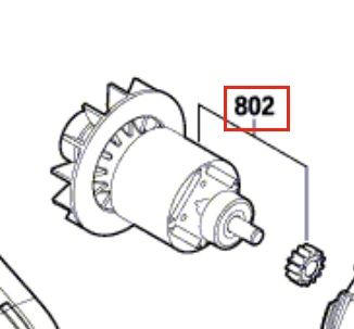  Rotor Dùng cho máy GSR 185-LI | 3601JK3080,  Model: 1607000EC2 