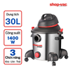  Máy hút bụi Shop Vac (Saigon Esco)  khô/ướt/thổi 30L 1400W thép không gỉ - 5970686 