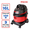  Máy hút bụi Shop Vac (Saigon Esco)  khô/ướt/thổi 16L 1400W nhựa cao cấp - 5890486 