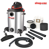  Máy hút bụi Shop Vac (Saigon Esco)  khô/ướt/thổi 60L 1800W thép không gỉ - 5973486 