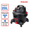  Máy hút bụi Shop Vac (Saigon Esco)  khô/ướt/thổi 30L 1800W nhựa cao cấp , tích hợp máy cầm tay - 9275386 