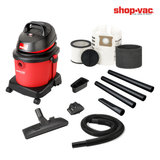  Máy hút bụi Shop Vac (Saigon Esco)  khô/ướt/thổi 10L 1400W nhựa cao cấp , có bánh xe - 5890286 