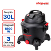  Máy hút bụi Shop Vac (Saigon Esco)  khô/ướt/thổi 30L 1800W nhựa cao cấp - 9270386 