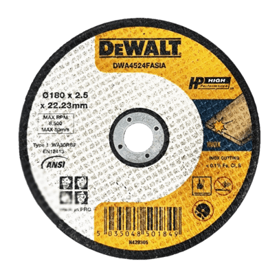  Đá cắt Inox 180 x 2.5mm Dewalt DWA4524FASIA-B1 