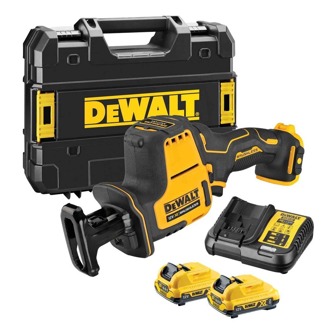  Máy cưa kiếm pin Dewalt 12V DCS312D2 (2 Pin 2Ah & 1 Sạc) 