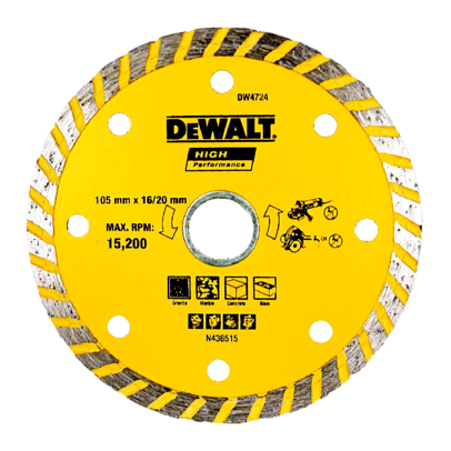  Đĩa cắt gạch kim cương 105x2mm Dewalt DW4724-B1 