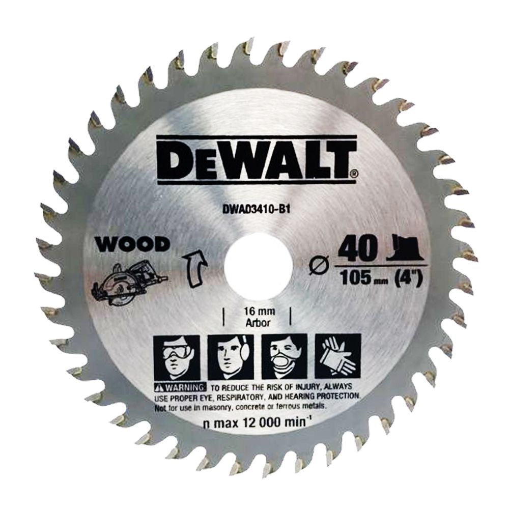  Lưỡi cưa gỗ 105x16x40T Dewalt DWA03410-B1 