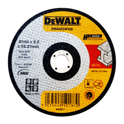  Đá cắt sắt 180 x 2.5mm Dewalt DWA4524FAIA-B1 