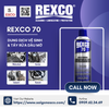  REXCO 70 MULTI PURPOSE DEGREASER – Dung dịch tẩy rửa dầu mỡ, vệ sinh đa năng và xịt làm sạch kim loại hiệu quả 500 ML/ 485 G/ 16.9 fl OZ 