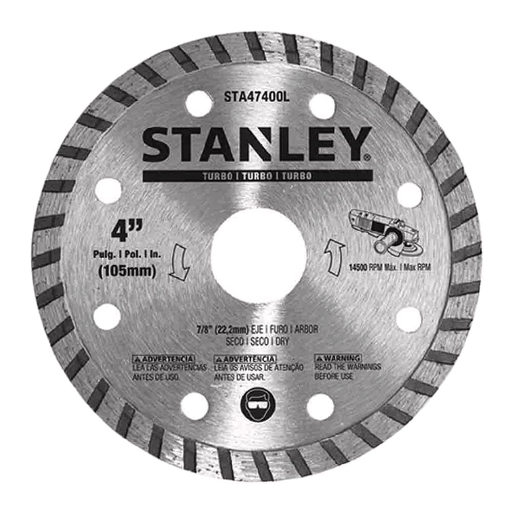  Đĩa cắt gạch ướt phủ kim cương 4 in. 105x2mm Stanley STA47401L 