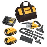  Máy hút bụi Dewalt pin 20V DCV501L (Thân máy & Combo Máy Pin Sạc) 
