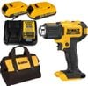  Máy khò nhiệt pin 20V Dewalt DCE530D2 (2 Pin 2Ah & 1 Sạc) 