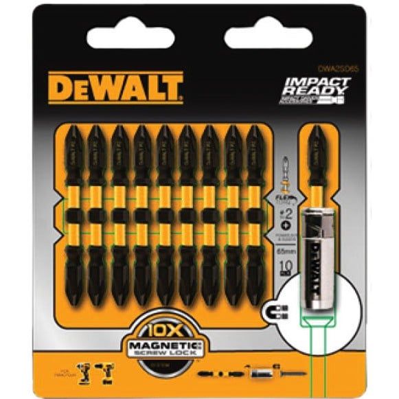  Bộ vít định vị 2 đầu PH2 65mm Dewalt DWA2SD65 (10 mũi) 