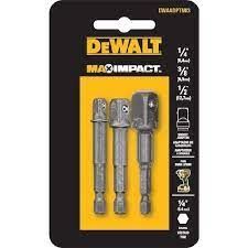  Đầu chuyển vít sang bulong 1/4', 3/8', 1/2' DEWALT DWAADPTMI3DWAADPTMI3 